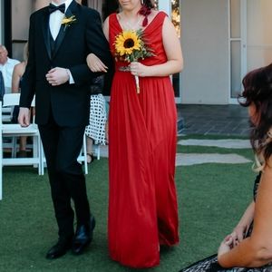 David's Bridal bridesmaid's dress